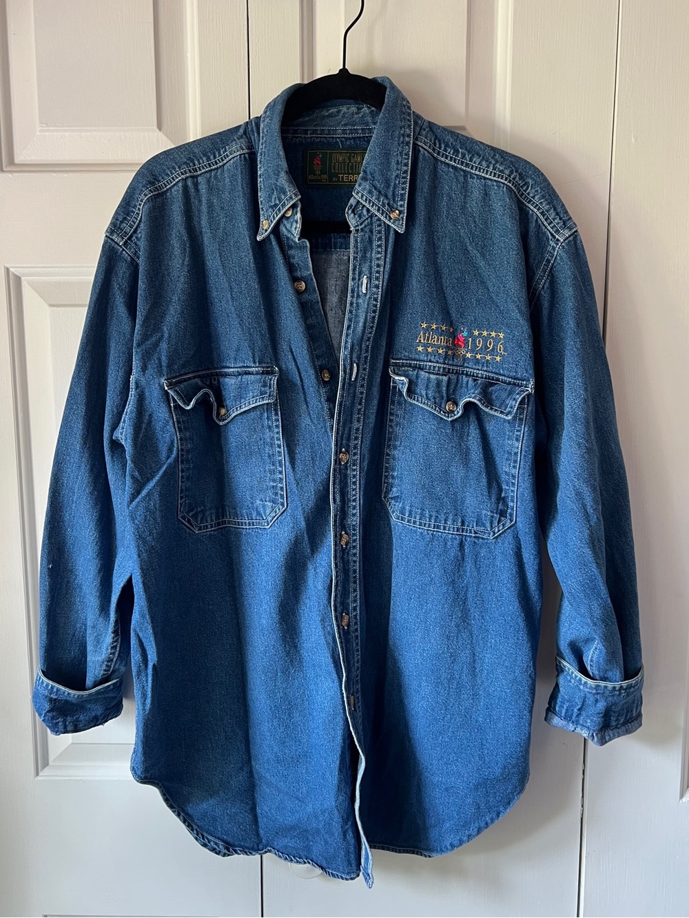 Vintage 1996 Atlanta Olympics Denim Shirt